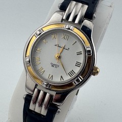 Eddie Bauer Quartz Watch Women 50m Dual Tone Leather Japan Analog New Battery