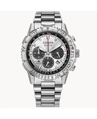 CITIZEN Men Analog Eco-Drive Casual Watch Classic Dress Silver Dial Waterproof S