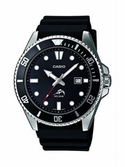 Casio Men’s Black Dive-Style Sport Watch MDV106-1AV