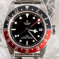 Tudor Black Bay HERITAGE Pepsi GMT Steel Bracelet Black dial 41 M79830RB-0001