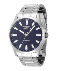 Invicta TI-22 Solid Titanium Men’s Watch 43mm Black Dial 47517