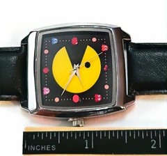 Namco PAC-MAN Vintage Retro Style Arcade Game Analog Watch Pacman Ghost Midway