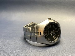 Vintage Seiko 5J32-0AP0 Arctura Kinetic Auto Relay Stainless Steel Watch – Works
