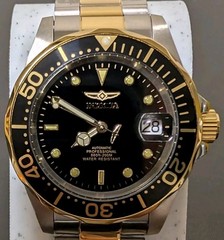 Invicta Pro Diver Automatic Men’s Watch (Model 8927) – Two-Tone & Black