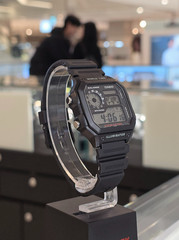 Casio AE-1200WH-1AVDF World Time Digital Watch 100M 10-Year Battery Black