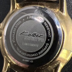 Kolber Geneve K4007 Women’s 32mm 8.75” Watch (works) 16mm Leather Strap, New Bat