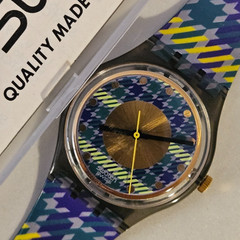 Vintage SWATCH “Tailleur” GM109 RARE 1992 Box Collection Full Set Watch New