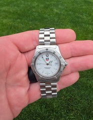 TAG Heuer WK1111.BA0311 Mens 2000 Series Professional Quartz Watch White Silver