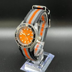 [SERVICED] 1980 SEIKO Orange Diver 150m Quartz 2625-0010 JDM w/ NATO Strap Set