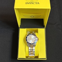 Invicta PD Jetsetter 40mm SS 2 Tone Bracelet Quartz Mens Watch 49887