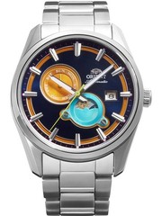 Orient RA-AK0316L30B Mens Watch Stretto Sun & Moon Automatic 42mm 5ATM