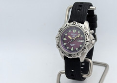 Seiko AGS Kinetic SBBW019 5M23 Purple Scuba 200M JDM | New Capacitor/Excellent