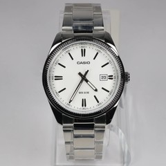 Casio Men’s Vintage White Dial Stainless Steel Quartz Watch MTP-1302PD-7A1VEF