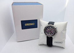 Seiko AGS Kinetic SBBW019 5M23 Purple Scuba 200M JDM | New Capacitor/Excellent