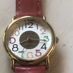 ORVIS Genuine Leather Quartz Analog Women’s Watch New Battery