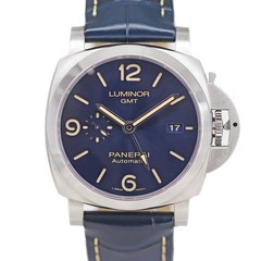 O.PANERAI LuminorGMT PAM01033 Stainless Steel Diamond Leather 44.0mm #KNW1810