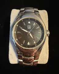 ESQ By Movado E5263 Men’s Swiss Quartz 36mm Steel Bracelet Watch RUNS