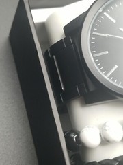 INC International Concepts Men’s Black-Tone Bracelet Watch 45mm 3-Pc NIB – JLY02