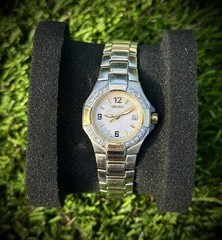 Seiko Women’s SXD628 Diamond Accented Coutura Watch w/ Mother of Pearl Dial