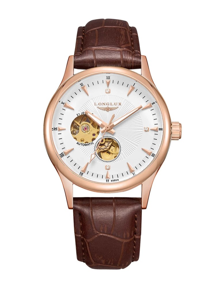 Automatic Mechanical Skeleton Waterproof Rome Elegant Mens Wristwatch Gift