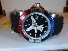 Invicta Mens Pro Diver Watch (America Eagle Patriotic)-(45872)-Date window)- New