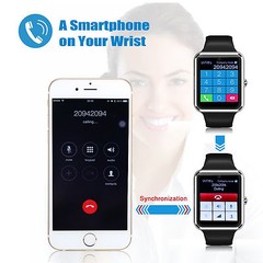 Bluetooth Smart Watch GSM Phone Life-Waterproof Women Men Smartwatch For Android