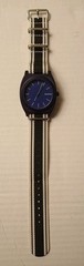 Unisex Nixon Blue/Teal The Time Teller P Used Running Nato Strap