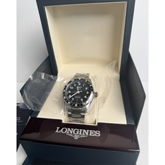 NEW Longines Spirit Zulu Time 42mm Black Dial Steel Men’s Watch L38124536