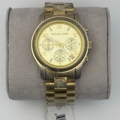 MICHAEL KORS RUNWAY GOLD CHRONOGRAPH WOMEN WATCH MK5055