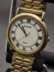 Vintage 1970s Seiko THE LEAGUE 5P31-7A40 Quartz Men’s Watch, Battery Replaced