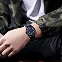 Military Watch Army Durable Water Proof Luminous 24Hours Dial Nylon Strap USA