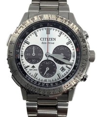 Citizen Promaster Eco-Drive Pilot Watch CA4660-61A Silver Unisex Quartz