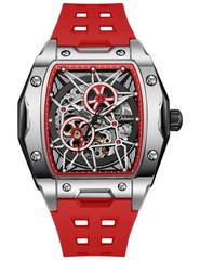 Tonneau Automatic Watch Men’s Hollow Skeleton 30M Waterproof Luminous