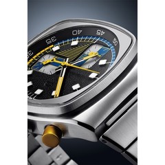 Brew Watch Co. MTRC-NVY-YLW Super Metric Royal Blue New Men’s Watch