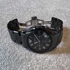 Emporio Armani Black Ceramic Watch 42mm
