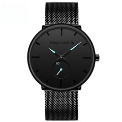 Men Quartz Watch Minimalist Men’s Watches Ultra Thin Stainless Steel Watch