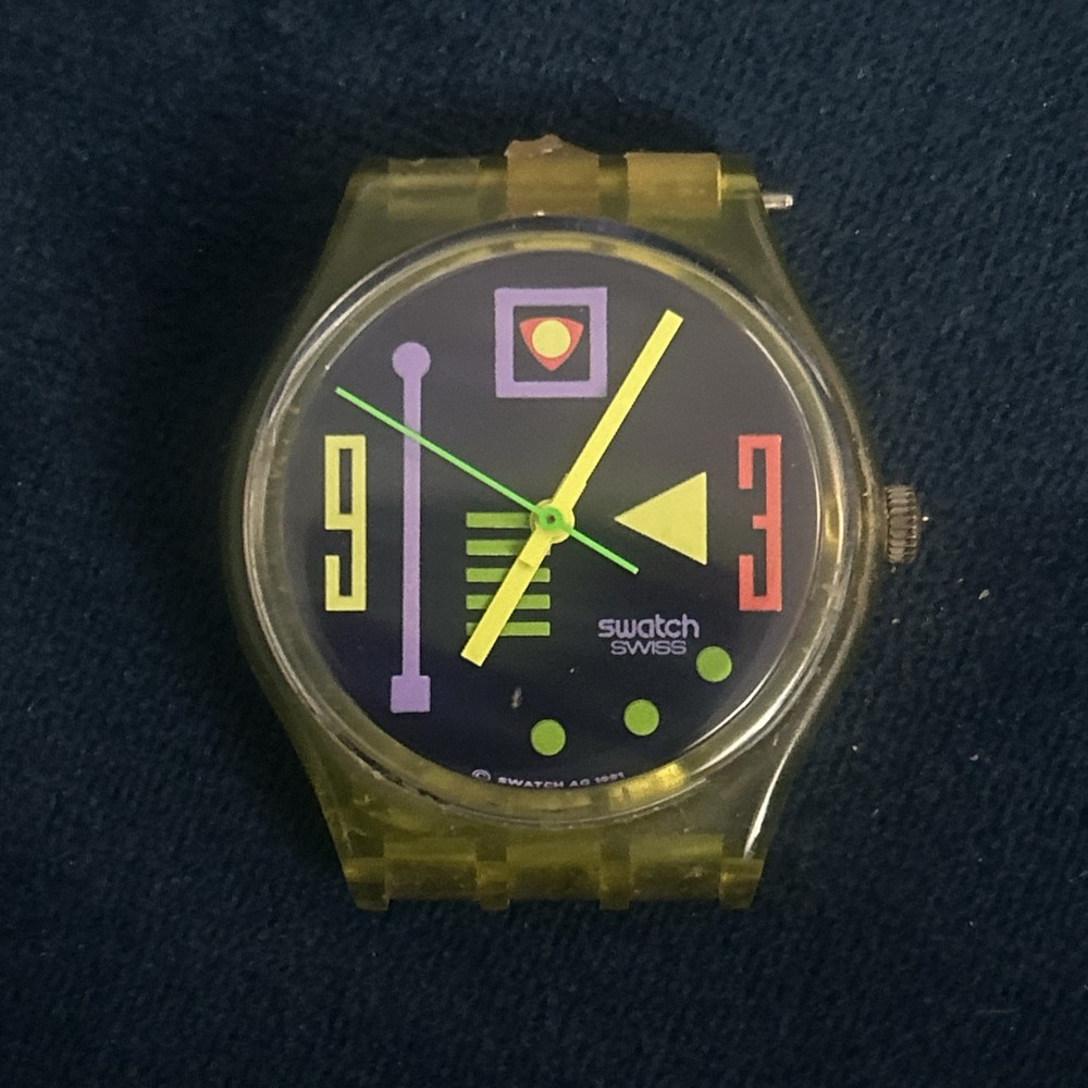 Swatch WORLD RECORD GB 721 – Vintage Original Made in Switzerland 1993