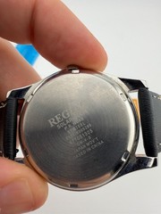 Reguno Solar-Tech Wristwatch Citizen Japan Movt W.R. 10BAR 35.1mm Leather