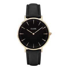 Cluse La Bohme Women’s Quartz Black Leather Watch CL18401
