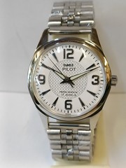 REFURBISHED HMT PILOT 17J WINDING WHITE DIAL 0231 INDIA MEN’S WORKING CONDITION