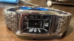 Sanda 1150 Homage Quartz Mens Watch Jewel On Crown Stainless Steel Bracelet