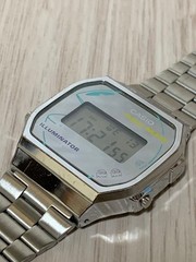Casio Classic Pacman Collab A168WEPC-7A Silver Metal Band Used