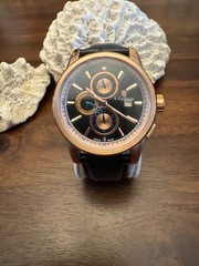 CLASSIC – S. Coifman – Men’s Rose Gold 43mm Quartz Watch – Excellent Condition