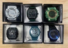 Activa X Invicta Lot of 6 Watches Multicolor Collection Bulk Assorted