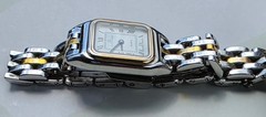 Vintage DANIEL MINK Womens Capri Two Toned Quartz Analog Watch Needs Battery VGC