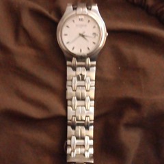 Wittnauer Men’s Analog Watch White Dial Silver Metal Bracelet