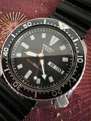 SEIKO Diver’s 150M 6309-7290 Watch Wrist 22cm From Japan