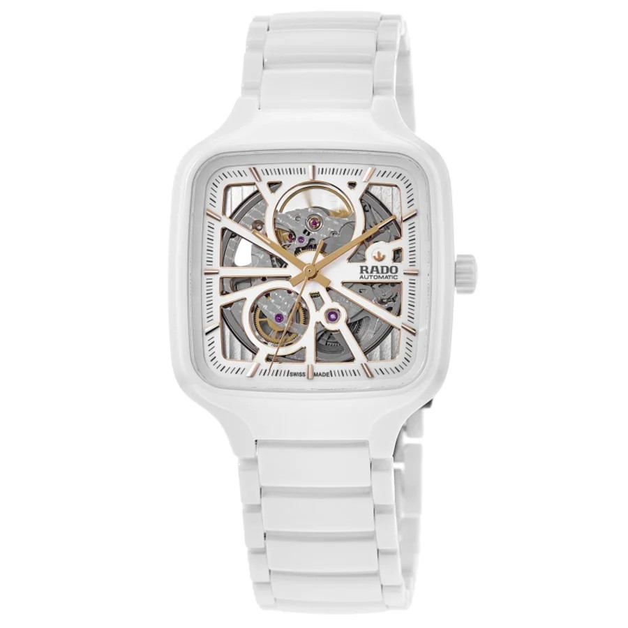 New Rado True Square Automatic Open Heart While Dial Unisex Watch R27073012