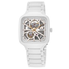 New Rado True Square Automatic Open Heart While Dial Unisex Watch R27073012