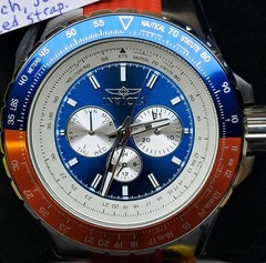 NEW! Invicta Aviator Skyshock Men’s Quartz Watch, 50mm (39315) with Red Strap